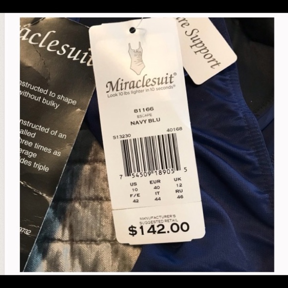 Miraclesuit Eclipse Navy Swimsuit - image 7